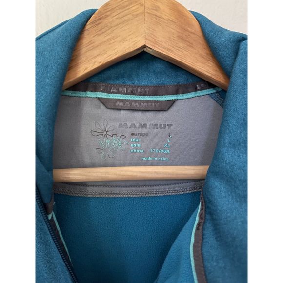 Mammut Bora Fleece Assymetrical Jacket, Blue (XL) - Picture 2 of 2